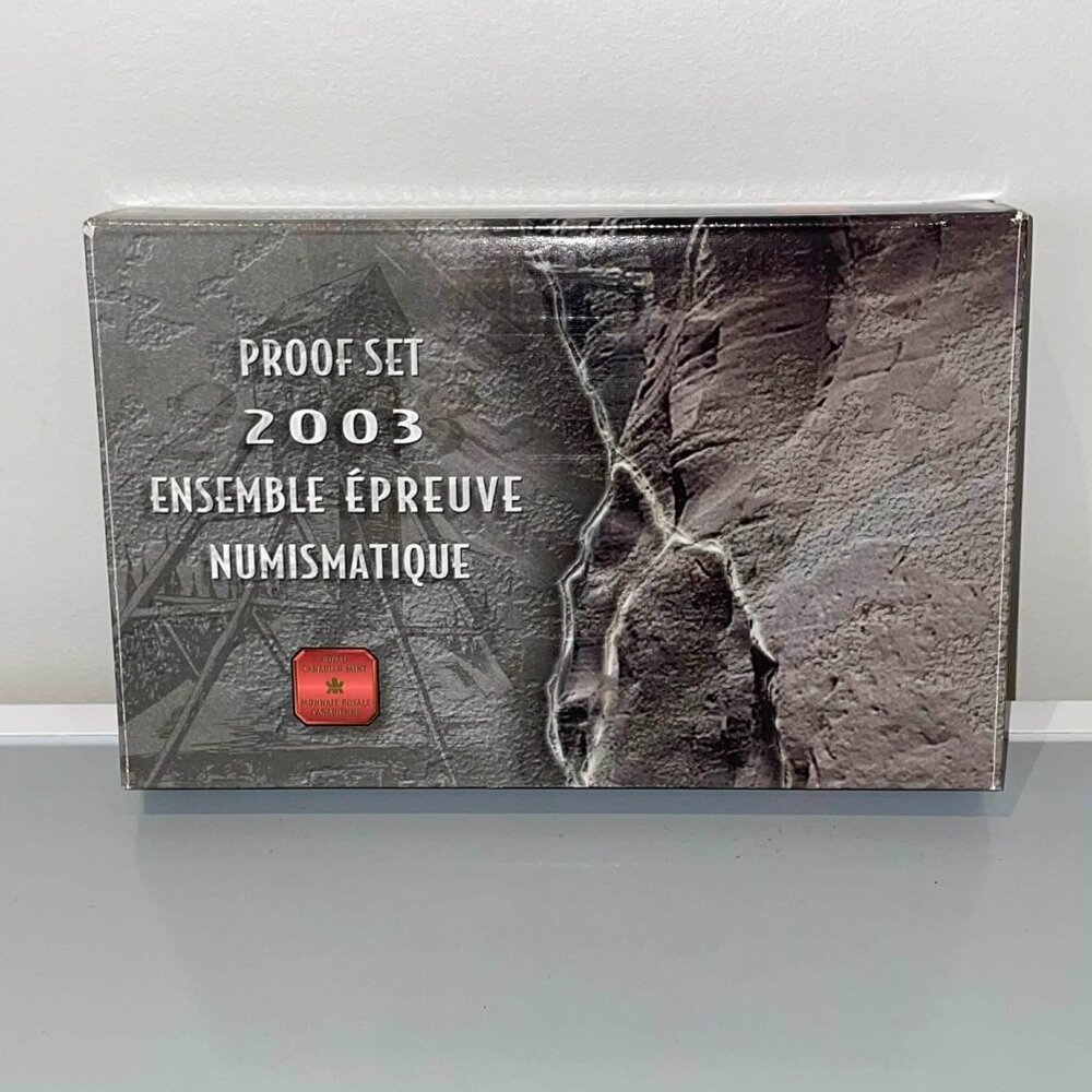 RCM 2003 PROOF 8 COIN SET of Canadian Coinage - Loon/Cobalt/Bear-FOX $1=99.99%
